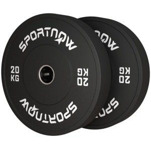 2x20 kg Halterschijven Set - 40 kg - Olympisch Niveau - Ø45 mm - Geluidsarm - Gewichten - 20 kg - Halterset - Haltergewichten - Gewicht Schijven - Halterschijf - Thuisfitness & Krachttraining