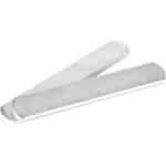 Allecto Plus - Gewichtsvest met Stalen Platen 2 Stuks - Voor Op Maat Gemaakt Trainingsvest - Verstelbaar - Roestvrij Staal - Krachttraining - Bescherming - Voor Belasting Been - Lengte 15cm - Wit