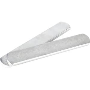 Allecto Plus - Gewichtsvest met Stalen Platen 2 Stuks - Voor Op Maat Gemaakt Trainingsvest - Verstelbaar - Roestvrij Staal - Krachttraining - Bescherming - Voor Belasting Been - Lengte 15cm - Wit