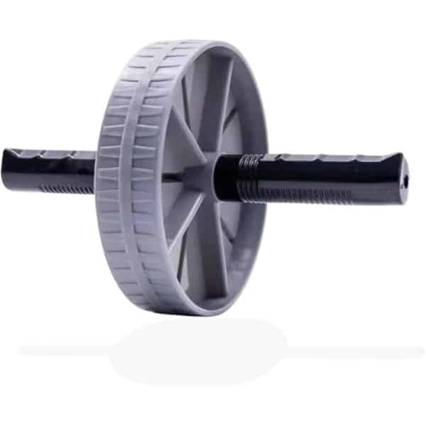 Alpha Gear - Ab Wheel - Ab roller - Buikspiertrainers - Buikspieren - Ab trainer - Buiktrainer - Fitness - Krachttraining - Inclusief oefeningenlijst - Grijs