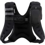 BOTC Gewichtvest - 10 kg met reflecterende streep - voor Training, Krachttraining, Hardlopen, Fitness, Spieropbouw enz. - Zwart