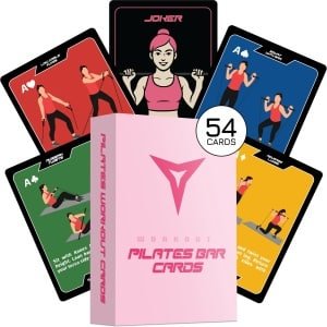 Breaking Limits Pilates Bar Workout Kaarten - 54 Oefeningen + 2 Power Cards - Thuis Sporten - Fitness - Krachttraining