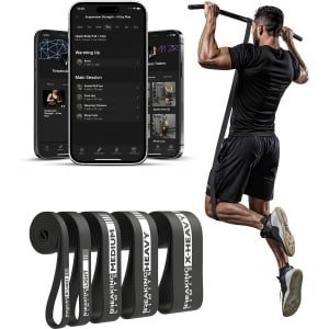 Breaking Limits Weerstandsbanden Set - Fitness Elastiek - Set van 5 Fitness Banden - Pull Up Assist - Resistance Bands voor Krachttraining & Thuis Workout