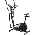 Christopeit Crosstrainer & Hometrainer 2in1 hybride CT 6, hartslagsensoren, tablethouder, 100 kg