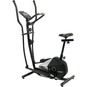 Christopeit Crosstrainer & Hometrainer 2in1 hybride CT 6, hartslagsensoren, tablethouder, 100 kg