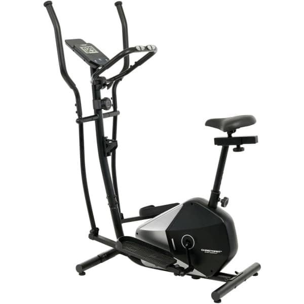 Christopeit Crosstrainer & Hometrainer 2in1 hybride CT 6, hartslagsensoren, tablethouder, 100 kg