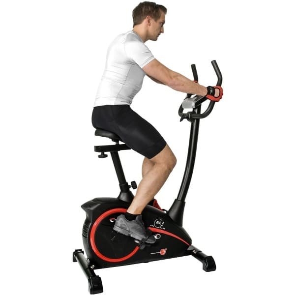 Christopeit Hometrainer - 9kg magnetische rem - Bluetooth - 150kg - AL 2 S Digital - zwart