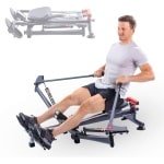 Christopeit Roeitrainer Accord Black - Full-body training thuis met 12 weerstandsniveaus