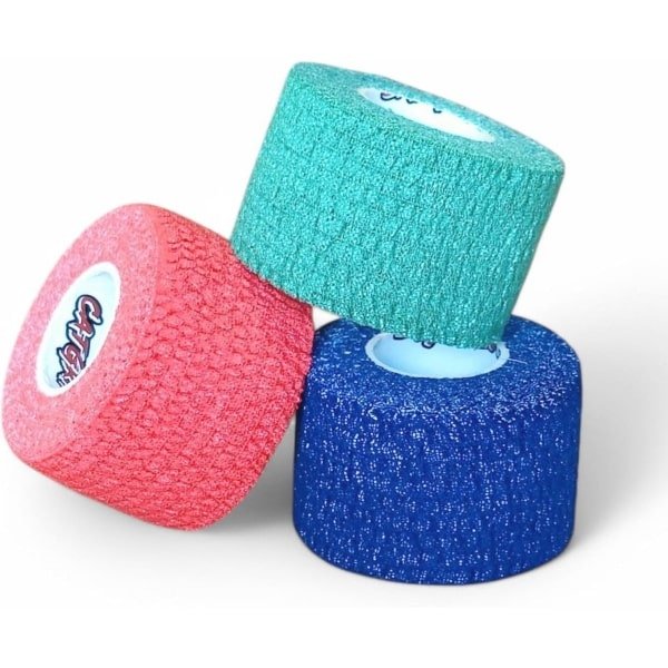 Crossfit Tape - Antislip Sporttape voor Vingers, Duimen en Polsen - Elastische Vingertape voor Gewichtheffen en Calisthenics - 3 Rollen 4.5m x 3,8cm