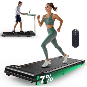 DailySupplies® Loopband Inklapbaar - Hometrainer Elektrisch - Walking Pad Fitness - Zwart