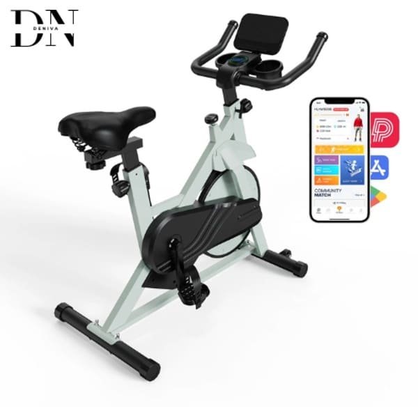 Deniva - Hometrainer Fiets - Hometrainers - Fitness - Magnetische Weerstand - 32 Weerstandsniveaus - Thuis Fitness- LCD & Tablethouder