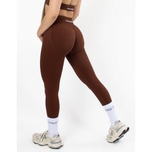 Divinity Seamless Legging | CAPO FINALE - Legging | M | Kleur Bruin | Sportkleding | Activewear | Gymkleding | Fitnesskleding | Sportoutfit | Fitness | Hardlopen | Crossfit | Yoga | Pilates | Krachttraining