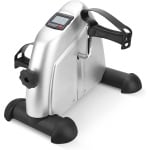 Draagbare Mini Hometrainer Pedaaltrainer - Fitness voor Armen en Benen met Instelbare Weerstand en LCD-Scherm