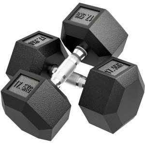 Dumbbells 35 kg - Halter - Set van 2 - Hexagonaal Design - Antislip Grip - Gewichten Set - Halterset - Dumbbell Set - Krachttraining - Fitness - Gym - Geschikt voor Thuis en Sportschool