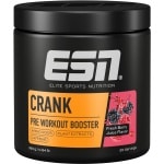 ESN Crank - Fresh Berry Juice - 380 g - Pre-Workout Booster met Citrulline voor een Optimale Trainingsbeleving - 100% Vegan - Gemaakt van Zuiver Plantaardige Grondstoffen - Made in Germany