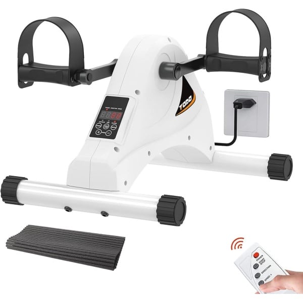 Elektrische hometrainer voor ouderen - Automatische 6 snelheden en afstandsbediening - Perfect voor beenrevalidatie