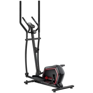 Embelle Compacte - magnetische elliptische crosstrainer - voor thuis - weerstand op 16 niveaus - pulsmonitor - LCD-monitor - ultrastil ontwerp van 30 dB