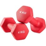 Endless Neopreen Dumbbells 4 kg Paar (Totaal 8 kg) - Vinyl Coated Handgewichten voor Fitness, Thuis Training & Krachttraining - Unisex Halters - Antislip Grip - Ideaal voor Oefeningen & Workout - Black Friday Deal 2025