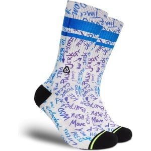 FLINCK Sportsokken - AMRAP Aqua - Maat 42-44 - Unisex - Heren Sokken - Dames Sokken - Naadloze sokken - Crossfit Sokken - Hardloop Sokken - Fitness Sokken - Fietssokken