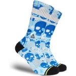 FLINCK Sportsokken - Skull Camo Delft Blue - Maat 42-44 - Unisex - Heren Sokken - Dames Sokken - Naadloze sokken - Crossfit Sokken - Hardloop Sokken - Fitness Sokken - Fietssokken - Vaderdag Cadeau