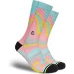 FLINCK Sportsokken - Swirl - Maat 42-44 - Unisex - Heren Sokken - Dames Sokken - Naadloze sokken - Crossfit Sokken - Hardloop Sokken - Fitness Sokken - Fietssokken