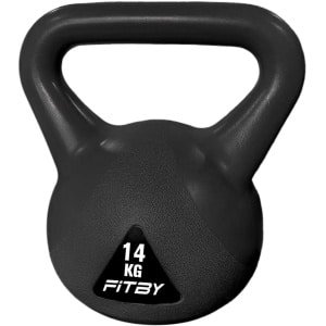 Fitby Kettlebell 14KG - Kettlebell - Fitness - Gewichten - Geschikt voor CrossFit & Fitness - Conditietraining - Zwart