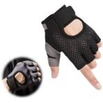 Fitness handschoenen L - Sport & Fitness handschoenen Heren & Dames - Krachttraining - Fitness - Sport handschoenen - Sporthandschoenen - Zwart