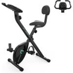 GEARSTONE Hometrainer-Hometrainer - Fitnessfiets -Opvouwbare magnetische fiets-Fitnessfiets-Opvouwbare indoor trainer voor cardiotraining thuis-Polssensor-Telefoonhouder