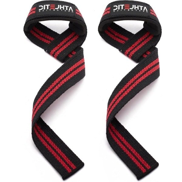 Gevoerde Lifting Straps 60 cm voor Krachttraining en Bodybuilding - Professionele Fitness Weightlifting Deadlifting Straps - Trekhulp in Paar fitness straps