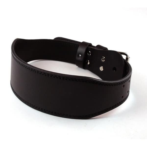 Gewichthefriem - Speciale Squat Ondersteuningsriem - Deadlift Powerlifting Riem - Leer - 10 cm Gevoerde Lendensteun - 10 Verstelbare Gaten - Voor Gewichtheffen, Bodybuilding, Deadlifts, Squats, Krachttraining - Unisex