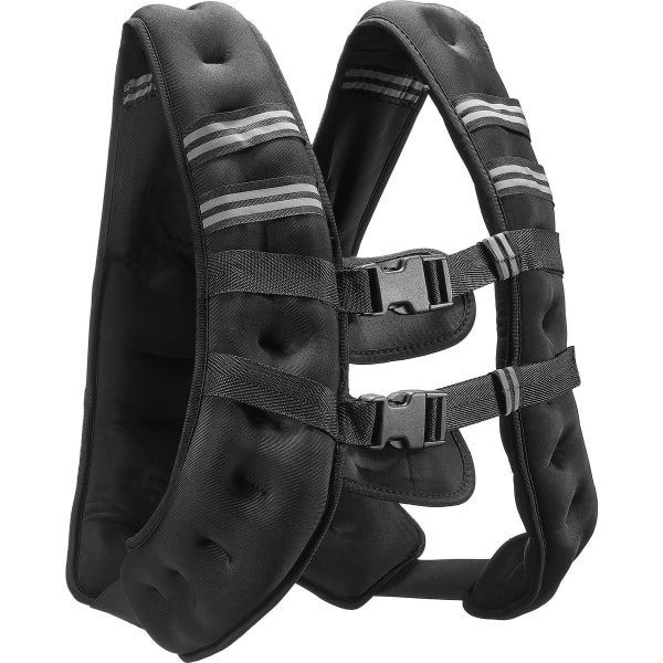 Gewichtsvest, 9 Kg - Met Reflecterende Strepen en Verstelbare Sluiting - voor Krachttraining en Cardio - Geschikt voor Mannen en Vrouwen