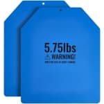 Gewichtswesten Platen 2,6 kg, Stalen Gewicht voor Krachttraining, Hardlopen, Fitness, Ergonomische Pasvorm voor Intensief Trainen