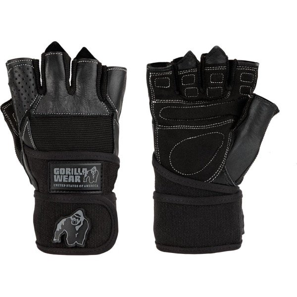 Gorilla Wear - Dallas Sport & Fitness Handschoenen Heren & Dames - Sporthandschoenen - Crossfit - Krachttraining - Unisex - Zwart - XL