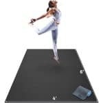 Grote Yogamat 6' x 4' x 8 mm - Extra Dikke, Antislip en Comfortabele Oefenmat voor Yoga, Stretching en Cardio Training