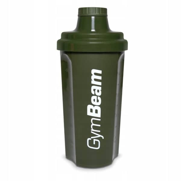 GymBeam Olijfgroene Shaker 500ml - Ideaal voor Proteïne & Pre-workout