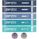 Gymtek® Fitness Weerstandsbanden Set - 5 stuks, 0,5-30 kg - Fitnessbanden, Weerstandsbanden, Gymnastiekbanden - Yoga, Pilates, Krachttraining, Fitness