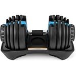 Gymtek® Verstelbare Halter - van 2,5 tot 24 kg - Halterschijven, Halterstangen voor Thuisgymnastiek, Krachttraining, Fitnessstudio, Workout