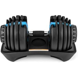 Gymtek® Verstelbare Halter - van 2,5 tot 24 kg - Halterschijven, Halterstangen voor Thuisgymnastiek, Krachttraining, Fitnessstudio, Workout