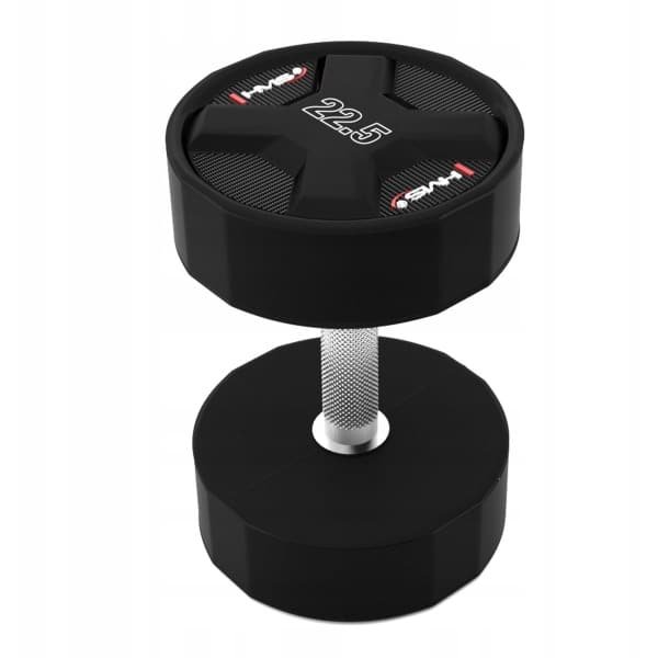 HMS HPC Dumbbell 22,5 kg - Krachttraining van polyurethaan