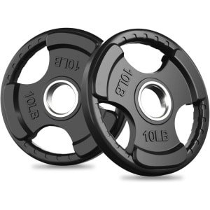 Halterschijven 2 inch Olympische rubberen gripplaten voor Gewichtheffen en Krachttraining