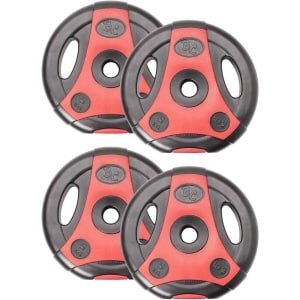 Halterschijven met handgrepen - kunststof gewichten voor fitness en krachttraining