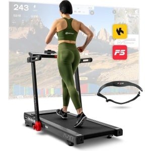 Hop-Sport Aspire HS-2500LB Elektrische Loopband voor Thuis - 3 PK Motor, Snelheid tot 18 km/u, Loopoppervlak 50x125 cm, Elektrische Hellingshoek tot 15°, Bluetooth & USB, Helder Display, Max. 150 kg Belastbaar