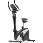 Hop-Sport HS-090H Hometrainer - Ergometer met Bluetooth en App-Besturing, 12 Trainingsprogramma's, 32 Weerstandsniveaus, Hartslagmeting en LCD-Scherm - Fitnessfiets voor Thuis - Zilver
