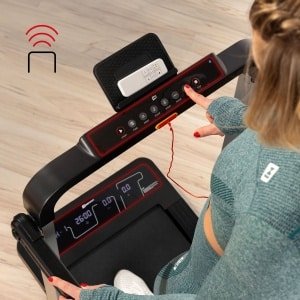 Hop-Sport HS-1300WLB Active - Elektrische loopband - 14 km/u - Dubbele displays - 12 trainingsprogramma's - Compatibel met FitShow-app