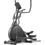 Hop-Sport crosstrainer HS-160CF Stage met 12 trainingsprogramma's, crosstrainer voor thuis met transportwielen + ondermat, 24 kg vliegwiel, magnetisch weerstandssysteem, grijs