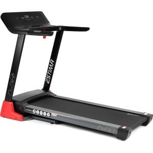 Hop-Sport elektrische loopband HS-3200LB Estima - loopband voor thuis tot 150 kg - opvouwbare loopband met LCD display, applicatiebediening, 15 programma's en maximale snelheid, tradmill for home, walking pad