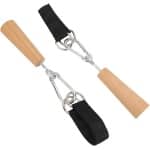 Houten Optrekgrepen Krachttrainer - Optrekken Fitnessaccessoires voor Boulderen en Kettlebells Training