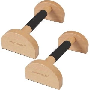 Houten Parallettes Push-up Standaard - Antislip Basis voor Thuis Workout & Krachttraining
