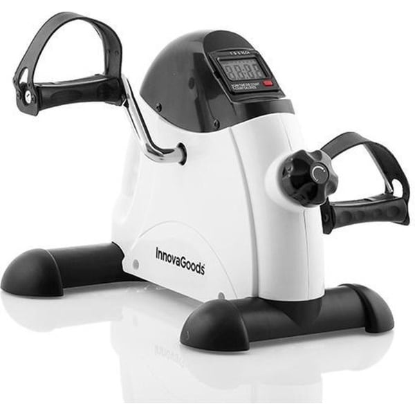 InnovaGoods Fipex - Stoelfiets met Pedalen voor Armen en Benen - Hometrainer - LCD display - Wit/Zwart