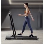 J&R Loopband - Inklapbaar - Fitness - Tot 7 km/u - Wandelband Voor Thuis - LCD Scherm - Afstandsbediening - Grijs